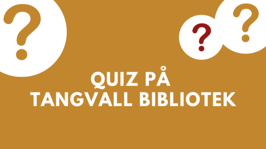 Quiz på Tangvall bibliotek