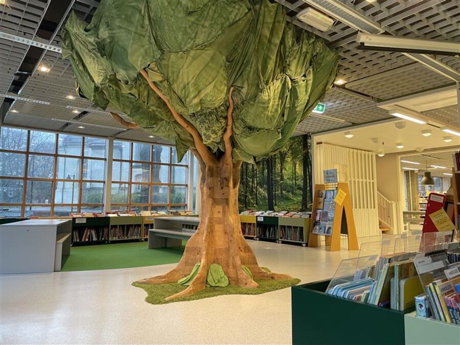 Barneavdelingen på hovedbiblioteket