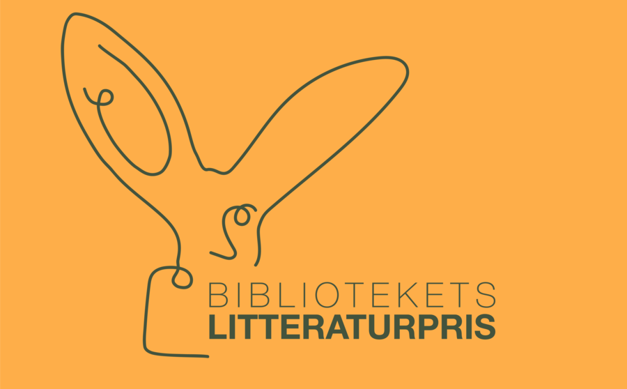 Bibliotekets litteraturpris. Logo