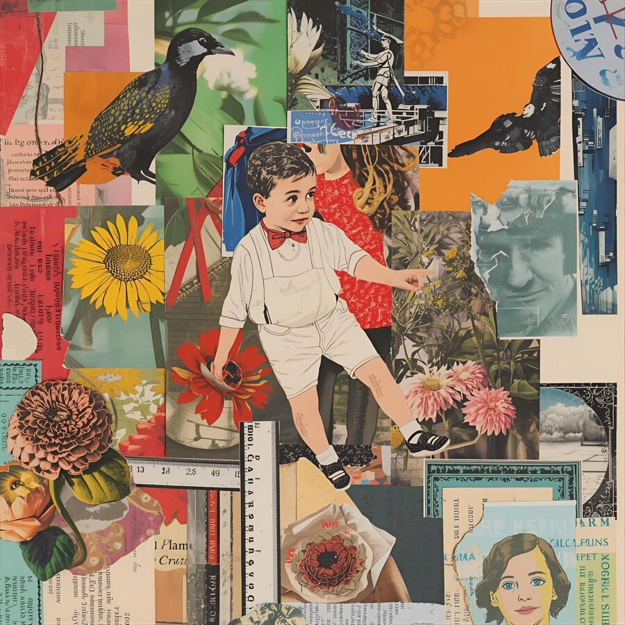 Bli med å lag din egen kollasj.