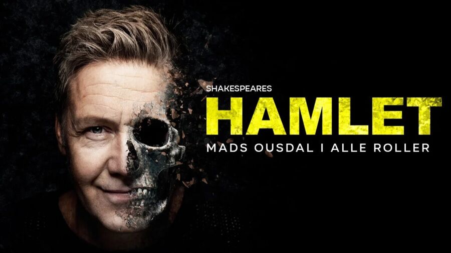 Mads Ousdal i Hamlet (Foto: Kilden teater og konserthus) Mads Ousdal spiller alle roller i Kildens oppsetning av "Hamlet"