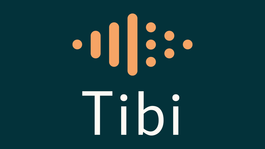 Tibi lager og låner ut bøker, lydbøker og e-bøker for personer med nedsatt leseevne. (Ill.: Tibi.no) logo til Tibi som lager bøker for personer med nedsatt leseevne